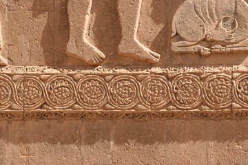 The Cathedral of the Holy Cross  on Aghtamar Island, in Lake Van in eastern Turkey, is a medieval Armenian Apostolic cathedral, built as a palatine church for the kings of Vaspurakan and later servin