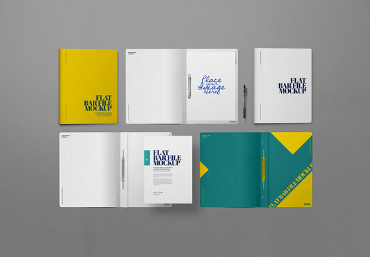 Flat Bar File Mockup