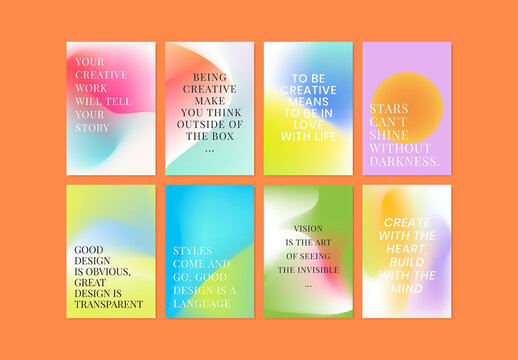 Mesh Gradient Layout Collection