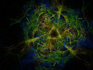 Imaginatory fractal abstract background Image