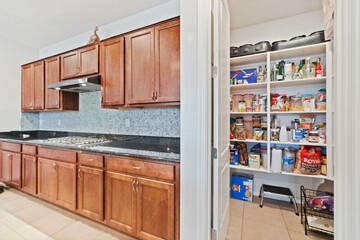 Interior home kitchen