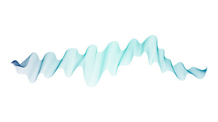 Abstract backdrop with wave gradient lines