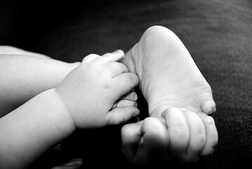 Mano y pie beb&eacute;
