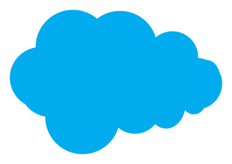 Foam icon with flat style. Isolated vector foam icon illustrations, simple style.