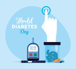 world diabetes day card