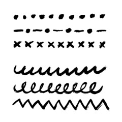 Abstract hand drawn pattern. Vector illustration.