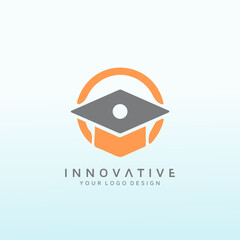 student guidance platform vector logo design