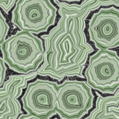 Seamless banded agate geode marble rock with gray stone edge surface pattern design for print. High quality illustration. Infinite continuous repeat of agate mineral stone abstract wallpaper design.