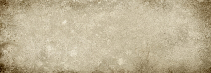 Old brown vintage banner background for design and text