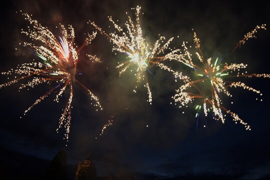 Feu d'Artifice &agrave; Dole (25) du 13 Juillet 2021 Le pavillon des Arquebusiers