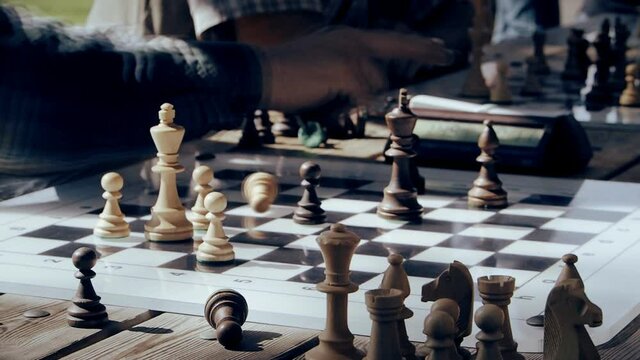 intellectual duels at the chessboard