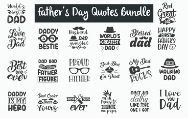 Father's day Quotes SVG Designs Bundle. Father's day SVG cut files bundle, Father's day shirt designs bundle, Quote about Papa, Dad quote cut files, Daddy eps files, farm quotes, Father's day quotes