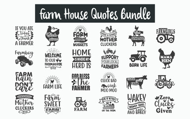 Farmhouse Quotes SVG Designs Bundle. Farmhouse SVG cut files bundle, Farmhouse shirt designs bundle, Quote about farm, Granary quote cut files, farm eps files, farm quotes, Granary quotes