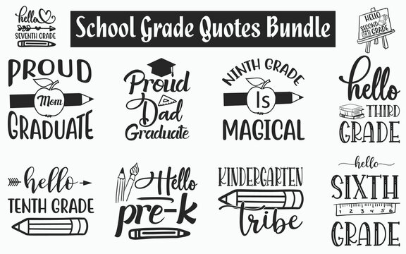Funny school grade Quotes SVG Designs Bundle. Sarcastic school grade quotes SVG cut files bundle, school grade  quotes t shirt designs bundle, Quotes about collage grade, school grade quotes cut files