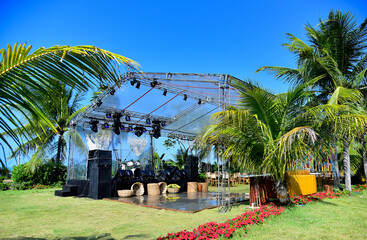 tent for concerts , garden events, Polycarbonate coverage,  hall with transparent roof, garden...