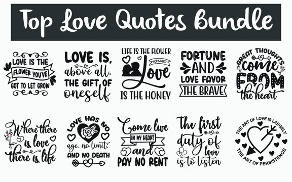 Romantic Love Quotes SVG Designs Bundle. Felling love quotes SVG cut files bundle, true love quotes t shirt designs bundle, Quotes about lover, lover quote cut files, lover quote eps files, love svg
