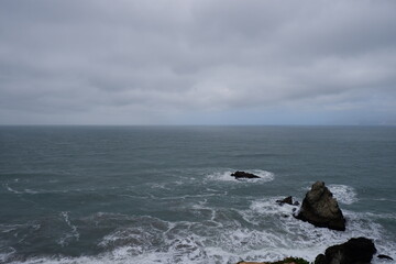 ocean with rocks