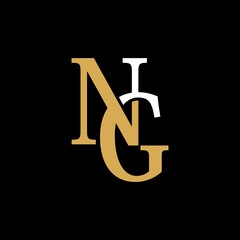 NG Letter Logo Design. Creative Modern Alphabet letters monogram icon