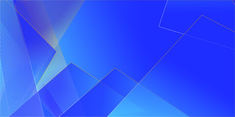 Abstract Blue Background With Lines