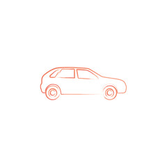 Car Icon Watercolor Vector Vehicles symbol