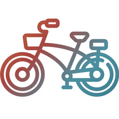 cycling gradient icon