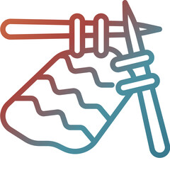 knitting gradient icon