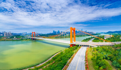Liangqing bridge in Nanning, Guangxi