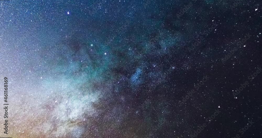 Wall mural 3d universe loop background 4k