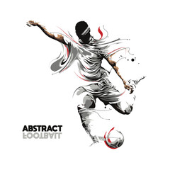 abstract football soccer splash painting © akhid