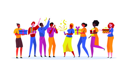 Celebration - People group elements set