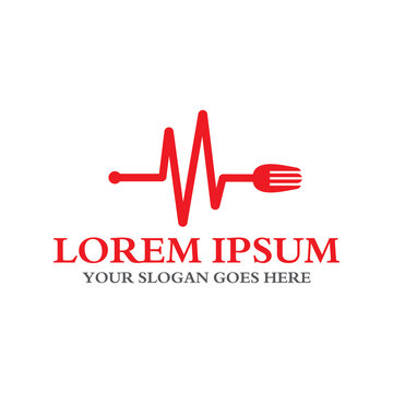 medical food logo , restaurant logo