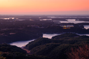 英虞湾の朝焼け Ago Bay sunrise