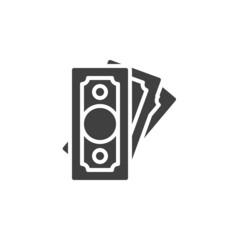 Cash money bill vector icon