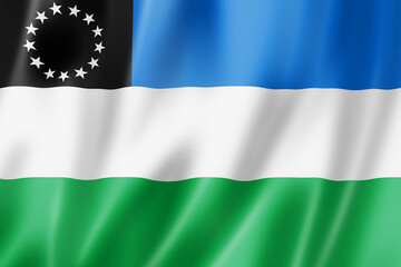 Obraz premium Rio Negro province flag, Argentina