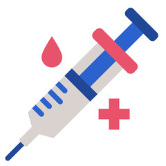 syringe flat icon