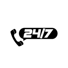 Call center service icon isolated on white background