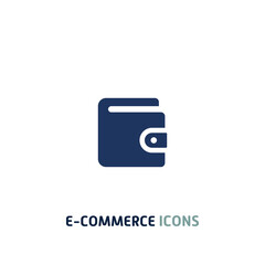 wallet flat icon