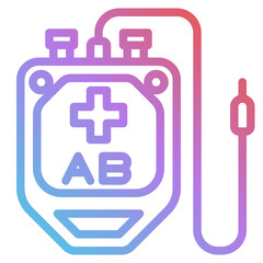 bloodbag gradient icon