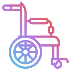 wheelchair gradient icon