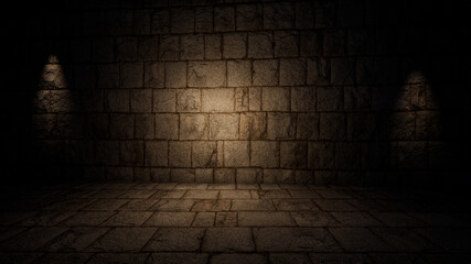 Product Showcase Spotlight Background 3D Rendering