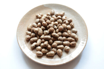 Yam Bulbil as healthy food. The part of the bud that has accumulated nutrients and has become enlarged.