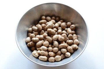 Yam Bulbil as healthy food. The part of the bud that has accumulated nutrients and has become enlarged.