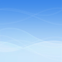 抽象的な波模様(青)