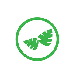 Logos of green Tree leaf ecology