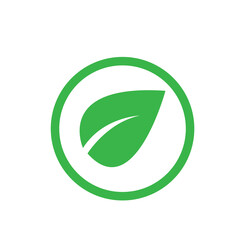 Logos of green Tree leaf ecology