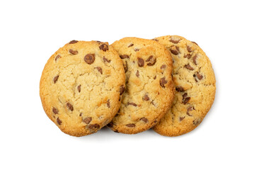Simple Cookie Isolated, Oatmeal Sugar Bitten Cookies