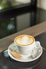 Coffee served in a cafeteria