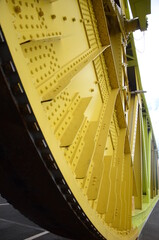 mid century brutalist industrial architecture, Scherzer Rolling Bascule Bridge