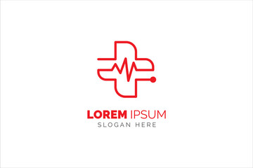 Medical logo template design vector. Cross icon