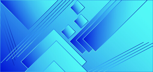 Abstract Blue Background With Lines